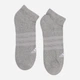 Набор мужских носков коротких хлопковых Adidas C Spw Low 6P IC1340 40-42 6 пар Mgreyh/White/Black (4066746290576) - изображение 6
