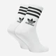 Набор мужских носков высоких хлопковых Adidas Crew Sock 3Str IL5023 40-42 3 пары White/Mgreyh/Black (4066762034772) - изображение 8