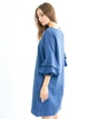 Сукня з подвійним воланом BEBE PLUS 21546 S (29625S) Синій - зображення 3