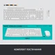 Комплект (клавиатура, мышь) беспроводной Logitech MK295 Combo White (920-009824) - изображение 13