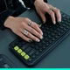 Клавiатура бездротова Logitech Pop Icon Keys Off White (920-013072) - зображення 8