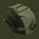 Чохол на каску fast helmet олива - зображення 2