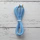 AUX аудіо кабель Hoco UPA25 Transparent Audio Cable mini-Jack 3.5mm 1м Синій - зображення 3