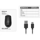 Мышка REAL-EL RM-460W Wireless/Bluetooth Black (EL123200048) - изображение 4