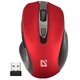 Мышка Defender Prime MB-053, беспроводная, 6 кн. до 1600 dpi, бесшумная, красная - изображение 1