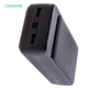 Павербанк Usams US-CD202 30000mAh 3 Ports Display black зовнішній акумулятор - зображення 2