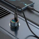 Адаптер автомобільний Hoco Z57A Glorious Car charger USB/Type-C 30W/3A Grey - зображення 4