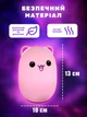 Светильник ночник детский силиконовый EP Kitty LED лампа 7 цветовых режимов с аккумулятором с сенсорным и пультом управления - изображение 5
