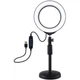 Студийный свет, набор блогера Puluz Ring USB LED lamp 6.2" + столевая крепление 18-28 см - изображение 1