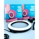 Студийный свет, кольцевая светодиодная Led лампа А-200 20 см Ring Fill с зажимом для телефона - изображение 4