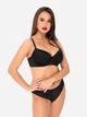 Бюстгальтер с косточками бесшовный KALYNA Monica 5183 70E Черный (4820285362565) - изображение 4