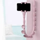 Держатель для телефона UKC Cute Worm Lazy Holder pink гибкий с присосками - изображение 4