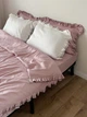 Наволочка Cozy з Рюшами 40x60 см Молочна з чорним кантом - изображение 4