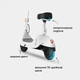 Электросамокат с сидением OKAI Ceetle PRO EA10C White 10', 350(900)W, 25Km/h, 10,4Ah, 55Km, 20%, NFC, App, 29kg - изображение 6