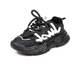 Кроссовки Fashion 55015 чорно-білі (38-41) Чёрный 38 - изображение 1