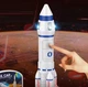 Детский игровой автотрек парковка Космическая станция для мальчиков с подсветкой и звуками - изображение 8