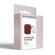 Чехол ArmorStandart TPU Ultrathin With Hook для кейса наушников Apple AirPods 2 Burgundy (ARM59680) - изображение 3