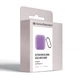 Силиконовый чехол для наушников Apple AirPods 2, Hang Case, фиолетовый, ультратонкий защитный кейс толщиной 2 мм, защита от царапин, пыли и ударов, компактный, с карабином для крепления, ArmorStandart (ARM59690) - изображение 3