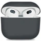 Силиконовый чехол для наушников Apple AirPods 3, Ultrathin Silicone Case, серый, защитный кейс, ультратонкий и легкий, защита от царапин и пыли, мягкий силикон, ArmorStandart (ARM60298) - изображение 1