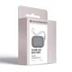 Силіконовий чохол для навушників Apple AirPods Pro 2 2022, Silicone Case with straps, сірий, захисний чохол з ремінцем, ультратонкий і легкий, повний захист, з підвіскою, м"який силікон, ArmorStandart (ARM68610) - зображення 3