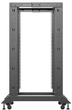 Серверна стійка Lanberg Open Rack 19" 22U 600x800 Black (OR01-6822-B) - зображення 5