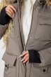 Куртка жіноча зимова, колір мокко, XXL 243R8366 - изображение 5