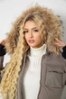 Куртка жіноча зимова, колір мокко, XXL 243R8366 - изображение 7