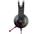 Наушники игровые с подсветкой HOCO W105 LED Joyful Gaming Headphones черно красные - изображение 1