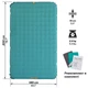 Надувной матрас Uquip Betty Double Petrol/Grey 200х140х15 см (DAS302766) - изображение 7