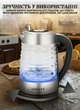 Электрочайник Sokany 2.2L SK-1027 Electric Kettle чайник электрический стекляный 2000W - изображение 5