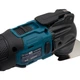 Аккумуляторный бесщеточный мультитул (реноватор) PROFI-TEC PCM420BL 20V амплит. 4°, LED подсветка (+ насадки и шкурки, 2хPT2020MP 2,0Ач, зар, кейс) - изображение 3