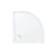 Душевой поддон Qtap ROBIN 308812C, полукруглый, 80x80x12, акриловый + ножки, диаметр слива 90 мм + сифон с гидрозатвором хром - изображение 8