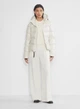 Женский пуховик Aritzia Super Puff SuperSnug Puff, белый (размер S) - изображение 3