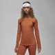 Кофта жіночі Jordan Women's Long-Sleeve Top S Коричневий FN5113-209 - зображення 1