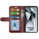 Класичний чохол-книжка Deexe Wallet Style для Samsung Galaxy S25 Ultra (S938) - Brown - зображення 2