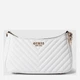 Сумка кросс-боди женская GUESS KEILLAH SHOULDER BAG HWQG8690180-WHI Белая (800070292875) - изображение 1