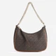 Сумка жіноча Michael Kors Jet Set Charm Small Logo Pochette 32H1GT9C1B252 Темно-коричнева (194900941270) - зображення 1