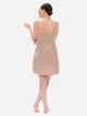 Ночная рубашка женская Effetto Satin Elegance S03407 XS Розовый/Бежевый (2000985257343) - изображение 2