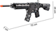 Klocki konstrukcyjne CaDa C81005W Carbine M4A1 621 szt (6948061924672) - obraz 5