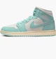 Кроссовки Air Jordan 1 Retro Mid Turquoise/White BQ6472-132 38 - изображение 1