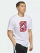 Футболка хлопковая длинная мужская Adidas M C Camo Box T JI6763 M White с принтом (4067891658242) - изображение 3