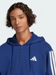 Толстовка на молнии мужская Adidas M 3S Ft Fz Hd JE6341 S Синяя (4067906048990) - изображение 10