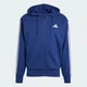 Толстовка на молнии мужская Adidas M 3S Ft Fz Hd JE6341 S Синяя (4067906048990) - изображение 12