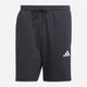 Шорты хлопковые короткие мужские Adidas M 3S Ft Sho JE6414 2XL Black/White (4067905823253) - изображение 6