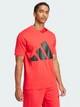 Футболка хлопковая длинная мужская Adidas M Bl Sj T JE8934 S Purrub/Black с принтом (4067905922833) - изображение 1