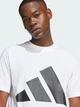 Футболка хлопковая длинная мужская Adidas M Bl Sj T JE8943 3XL White/Black с принтом (4067905186921) - изображение 4