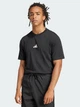 Футболка хлопковая длинная мужская Adidas M Sl Sj T JE9024 2XL Black/White (4067905797394) - изображение 1