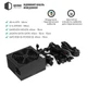 Блок питания QUBE 750W 80+ Bronze Semi-Modular QBC-CSB-750W-80Bulk - изображение 4
