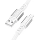 Дата кабель Hoco X85 Strength USB to MicroUSB (1m) White - изображение 2