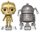 Набір фігурок Funko Pop! Disney Star Wars Concept C-3PO & R2-D2 2-Pack Bobble-Heads 2 шт (889698637275) - зображення 3